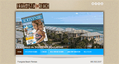 Desktop Screenshot of frangistabeachrentals.com